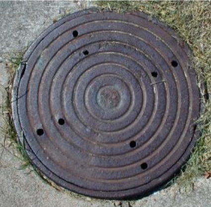 U.S. manhole cover